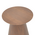 Βοηθητικό Τραπέζι Kayano Pakoworld Καρυδί mdf Φ45x50εκ
