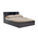 Κρεβάτι Διπλό Olympus Pakoworld σε Χρώμα Wenge 140x200εκ