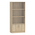 Βιβλιοθήκη Burcy Pakoworld oak 80x40x177εκ