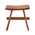 Σκαμπό Shogun Pakoworld Teak Ξύλο σε Φυσική Απόχρωση 46x28x46εκ