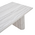 Τραπέζι Loozir Pakoworld mdf σε Απόχρωση Λευκό Μαρμάρου 180x90x75εκ