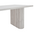 Τραπέζι Loozir Pakoworld mdf σε Απόχρωση Λευκό Μαρμάρου 180x90x75εκ