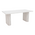 Τραπέζι Loozir Pakoworld mdf σε Απόχρωση Λευκό Μαρμάρου 180x90x75εκ