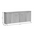 Μπουφές Kinley Pakoworld Grey-Wenge 210x40x82εκ
