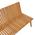 Παγκάκι jey Pakoworld Teak Ξύλο σε Φυσική Απόχρωση 150x45x40εκ