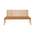 Παγκάκι jey Pakoworld Teak Ξύλο σε Φυσική Απόχρωση 120x45x40εκ