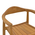 Πολυθρόνα Ganny Pakoworld Teak Ξύλο σε Φυσική Απόχρωση 59x56x71εκ