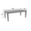 Τραπέζι Mady Pakoworld Teak Ξύλο σε Φυσική Απόχρωση 200x100x75εκ