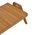 Τραπέζι Kally Pakoworld Teak Ξύλο σε Φυσική Απόχρωση 60x50x34εκ