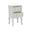 Συρταριέρα Pazlen Inart mdf σε Λευκή Αντικέ Απόχρωση 40x45x65εκ