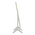 Καθρέπτης Malone Inart mdf σε Λευκή Αντικέ Απόχρωση 55x50x160εκ