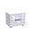 Κομοδίνο Afina Pakoworld mdf σε Λευκή Glossy Απόχρωση 50x35x41εκ