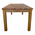 Τραπέζι Wooly Pakoworld Teak Ξύλο σε Φυσική Απόχρωση 220x90x75εκ