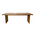 Τραπέζι Zibra Pakoworld Teak Ξύλο σε Φυσική Απόχρωση 220x100x75εκ