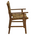 Πολυθρόνα Refane Pakoworld Φυσικό Teak Ξύλο-Banana Σχοινί 55x60x85εκ
