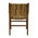 Πολυθρόνα Refane Pakoworld Φυσικό Teak Ξύλο-Banana Σχοινί 55x60x85εκ