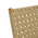 Καρέκλα Foldere Pakoworld Φυσικό Teak Ξύλο-Σχοινί 65x78x68εκ