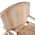 Πολυθρόνα Brazin Pakoworld Φυσικό Teak Ξύλο 72x71x77εκ