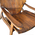 Πολυθρόνα Brazin Pakoworld Καρυδί Teak Ξύλο 72x71x77εκ