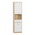 Ντουλάπα Στήλη Letto Pakoworld σε oak - Λευκό ματ Απόχρωση 50,2x34,3x195εκ