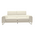 Καναπές Shea Pakoworld 3θέσιος pu Ivory-Inox 198x80x87εκ