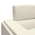 Καναπές Shea Pakoworld 3θέσιος pu Ivory-Inox 198x80x87εκ