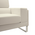 Καναπές Shea Pakoworld 2θέσιος pu Ivory-Inox 158x80x87εκ
