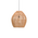 Φωτιστικό Οροφής Irden Inart Rattan σε Φυσική Απόχρωση Φ50x40εκ