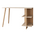 Γραφείο Εργασίας Volet Pakoworld σε Oak- Sandstone Απόχρωση 114x56x76εκ