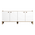 Μπουφές Lethak Pakoworld σε oak-Λευκή Απόχρωση 180x41x78εκ