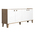 Μπουφές Lethak Pakoworld σε oak-Λευκή Απόχρωση 180x41x78εκ