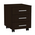 Συρταριέρα Τροχήλατη Luke Pakoworld Wenge 40x48.5x53.5εκ