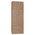Ντουλάπα Δίφυλλη και Πατάρι Zelia Pakoworld Φυσικό 79x42x240εκ.