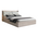 Κρεβάτι Akvare Pakoworld Διπλό mdf σε Φυσική Απόχρωση 150x200εκ