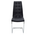 Καρέκλα Darrell Pakoworld pu Μαύρο-Βάση Χρωμίου 42x49x106εκ