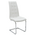 Καρέκλα Darrell Pakoworld pu Λευκό-Βάση Χρωμίου 42x49x106εκ