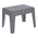 Τραπέζι Cosmic Pakoworld pp Ανθρακί 55x40x43.5εκ