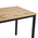 Τραπέζι Witte Pakoworld Mdf/metal σε Sonoma Απόχρωση με Λευκο Πόδι 110x70x76εκ