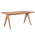 Τραπέζι Winslow Pakoworld Ξύλο Rubberwood σε Ανοιχτό Καρυδί Χρώμα 200x100x75εκ