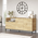 Μπουφές Evaluate Pakoworld Sonoma-Wenge 170x46.5x75.5εκ