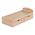 Κρεβάτι Regan Pakoworld με Συρτάρια σε oak Απόχρωση 90x200εκ