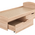 Κρεβάτι Regan Pakoworld με Συρτάρια σε oak Απόχρωση 90x200εκ