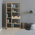 Βιβλιοθήκη με Συρτάρια Dakin Pakoworld σε oak Απόχρωση 80x25x190εκ