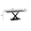 Τραπέζι Tafel Pakoword Sintered Stone Μαύρο με Μεταλλικά Πόδια σε Μαύρη Απόχρωση 180x90x76εκ