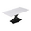 Τραπέζι Tafel Pakoword Sintered Stone Λευκό με Μεταλλικά Πόδια σε Μαύρη Απόχρωση 180x90x76εκ