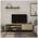 Σύνθετο Σαλονιού Saloon Pakoworld σε Ανθρακί-oak Απόχρωση 160x35.5x44εκ