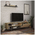 Σύνθετο Σαλονιού Saloon Pakoworld σε Ανθρακί-oak Απόχρωση 160x35.5x44εκ