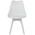 Καρέκλα Gaston i Pakoworld pp-pu σε Λευκή Απόχρωση 53.5x48.5x81,5εκ