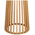 Τραπέζι Μπαρ Domonic Pakoworld mdf Φυσικό Φ60x105εκ