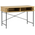 Κονσόλα Scandi Pakoworld Mdf/metal σε Φυσική Απόχρωση με Μεταλλικά Μαύρα Πόδια 120x60x76,5εκ